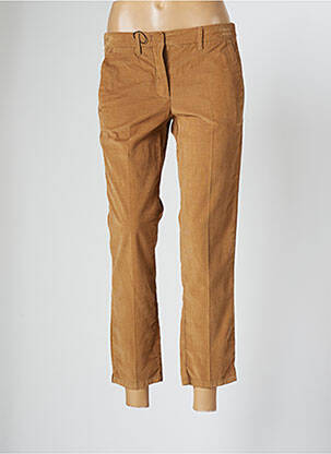 Pantalon 7/8 închidere cu fermoar sub clapetă cu cârlig mărime normală bej MARELLA femeie