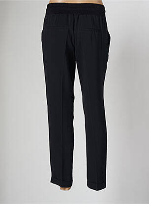 Pantalon drept țesătură crep mărime normală negru EMA BLUE'S femeie