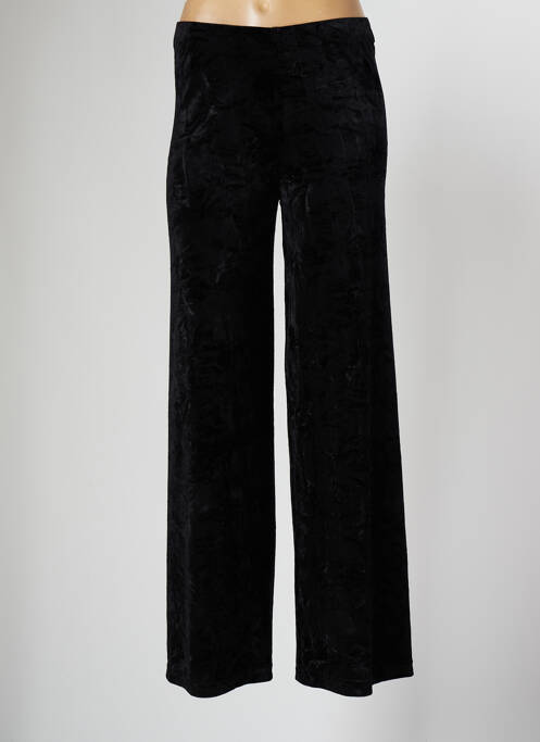 Pantalon larg negru COTTONADE femeie