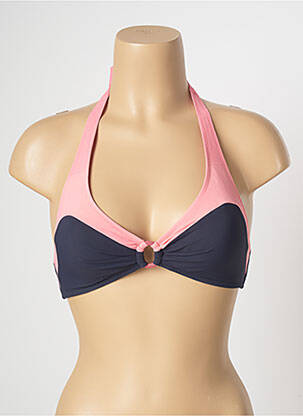 Sutien de costum de baie elasticitate top sutien modelat albastru LIDEA femeie