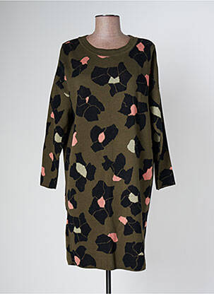 Rochie pulover verde SKUNKFUNK femeie