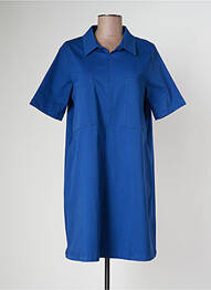 Rochie scurtă mâneci scurte mâneci scurte albastru SKUNKFUNK femeie