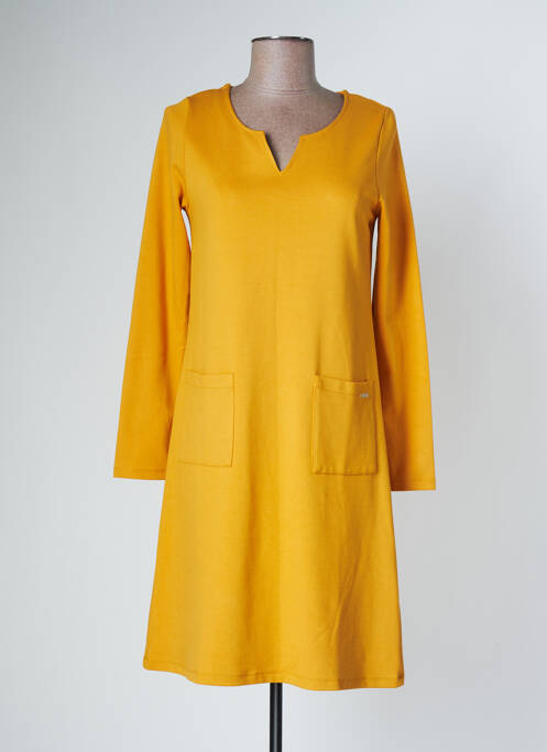 Rochie scurtă galben MALOKA femeie