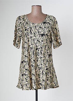 Tunică mâneci scurte bej MASAI femeie