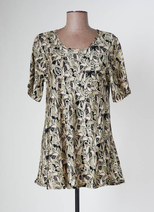 Tunică mâneci scurte bej MASAI femeie