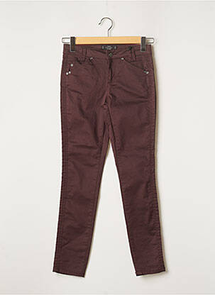 Pantalon slim maro STREET ONE femeie