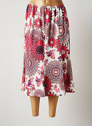 Fustă midi roz JUMFIL femeie