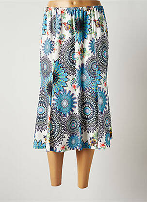 Fustă midi albastru JUMFIL femeie