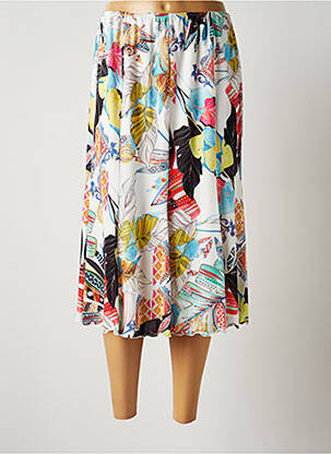 Fustă midi alb JUMFIL femeie