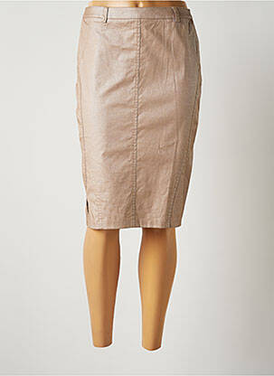 Fustă midi bej JUMFIL femeie