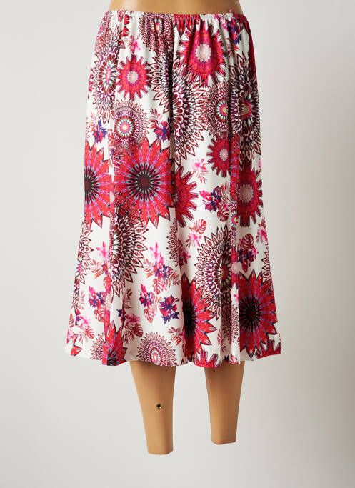 Fustă midi roz JUMFIL femeie