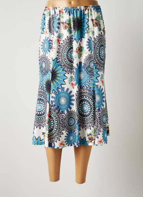 Fustă midi albastru JUMFIL femeie