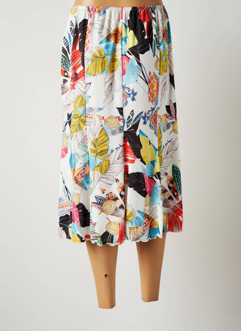 Fustă midi alb JUMFIL femeie