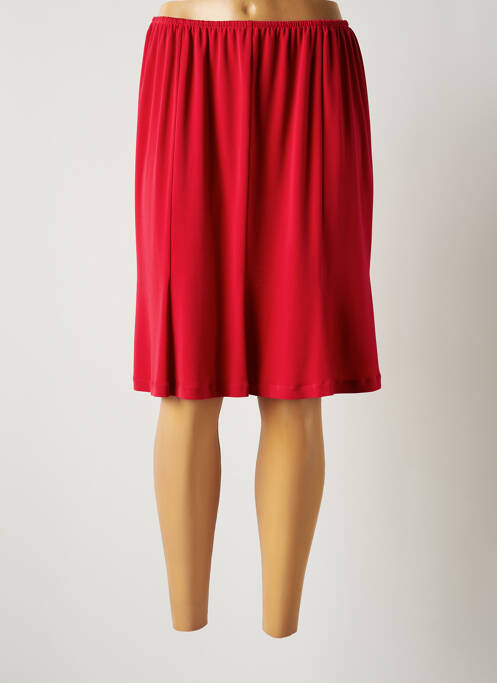 Fustă midi roșu JUMFIL femeie