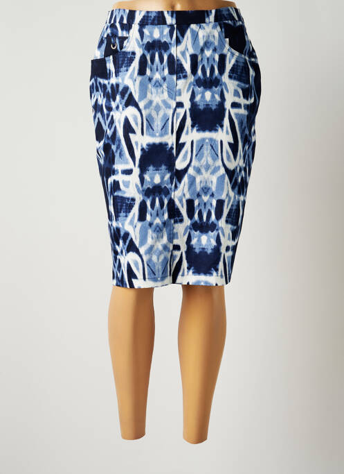 Fustă midi albastru JUMFIL femeie