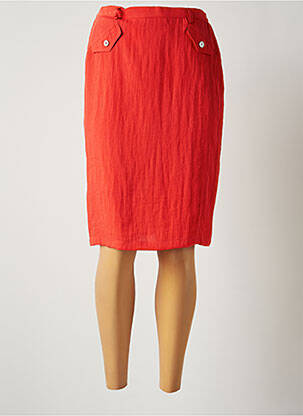 Fustă midi portocaliu JUMFIL femeie