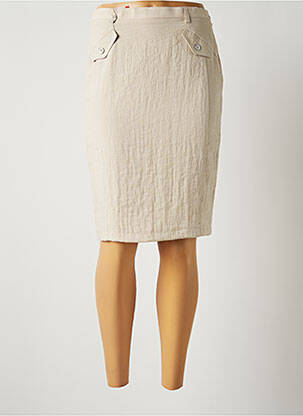 Fustă midi bej JUMFIL femeie