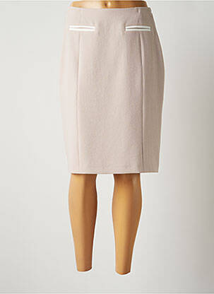 Fustă midi bej JUMFIL femeie