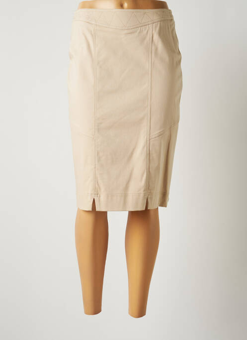 Fustă midi bej JUMFIL femeie