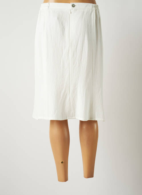 Fustă midi alb JUMFIL femeie