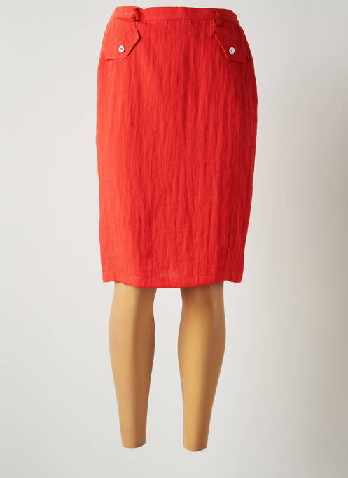 Fustă midi portocaliu JUMFIL femeie