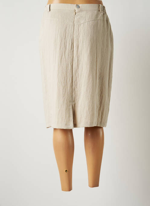 Fustă midi bej JUMFIL femeie