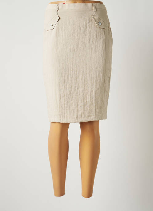 Fustă midi bej JUMFIL femeie