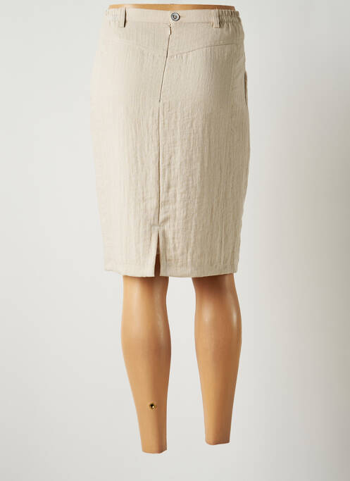 Fustă midi bej JUMFIL femeie