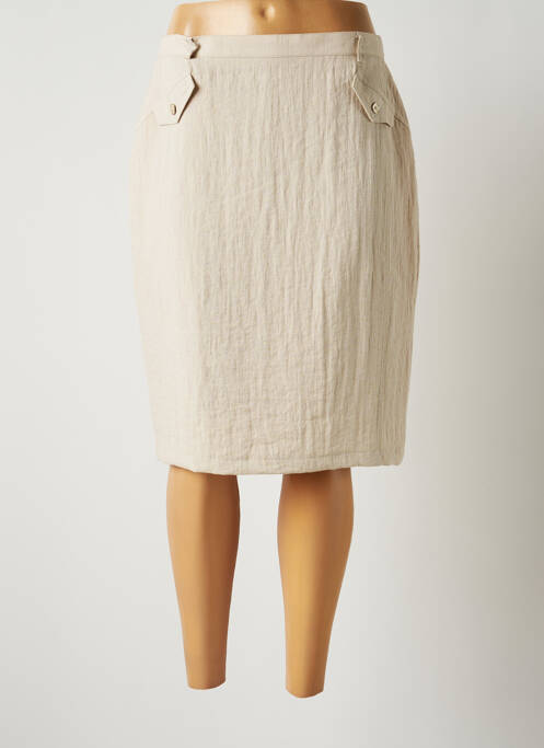 Fustă midi bej JUMFIL femeie