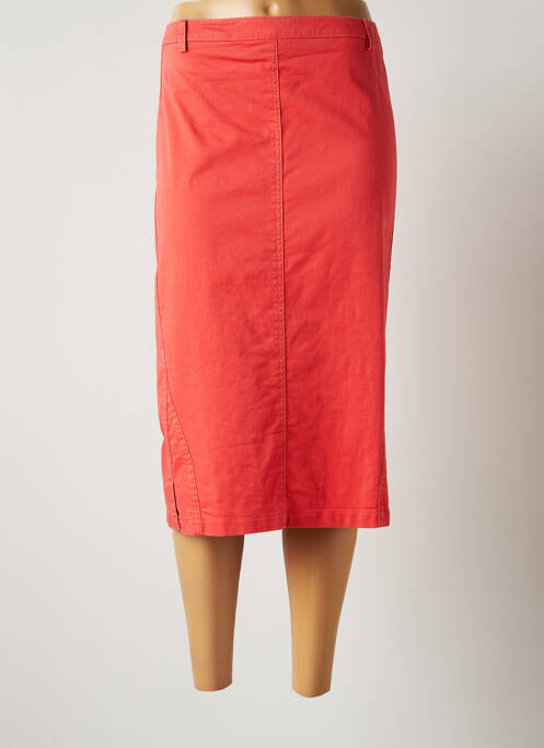 Fustă midi elasticitate roz JUMFIL femme
