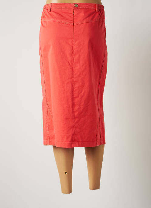 Fustă midi elasticitate roz JUMFIL femme