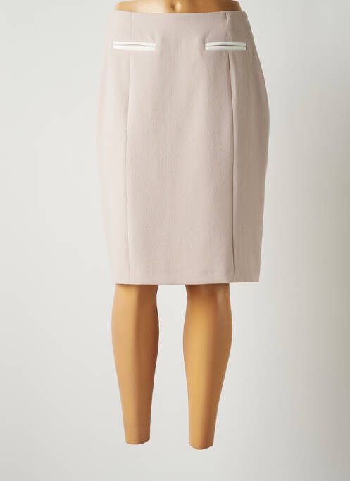 Fustă midi bej JUMFIL femeie