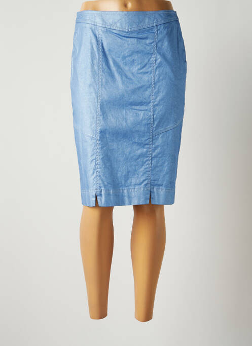 Fustă midi albastru JUMFIL femeie