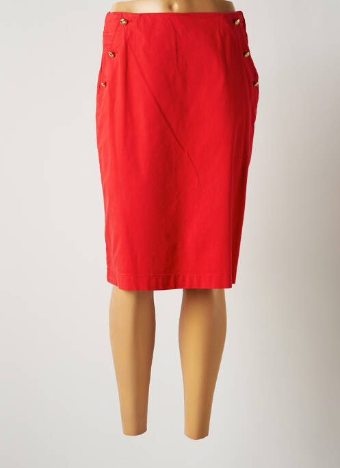 Fustă midi roșu BRUNO SAINT HILAIRE femeie