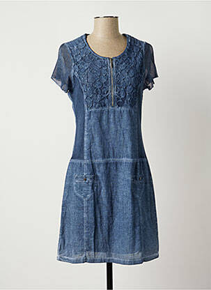 Rochie midi albastru JUMFIL femeie