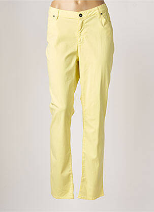 Pantalon slim galben JUMFIL femeie