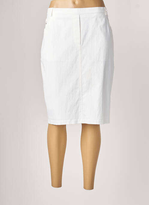 Fustă midi alb JUMFIL femeie