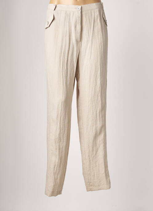 Pantalon drept bej JUMFIL femeie