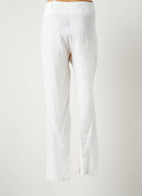 Pantalon drept alb LAUREN VIDAL femeie