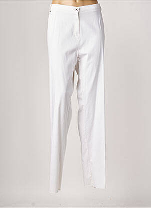 Pantalon drept alb JUMFIL femeie