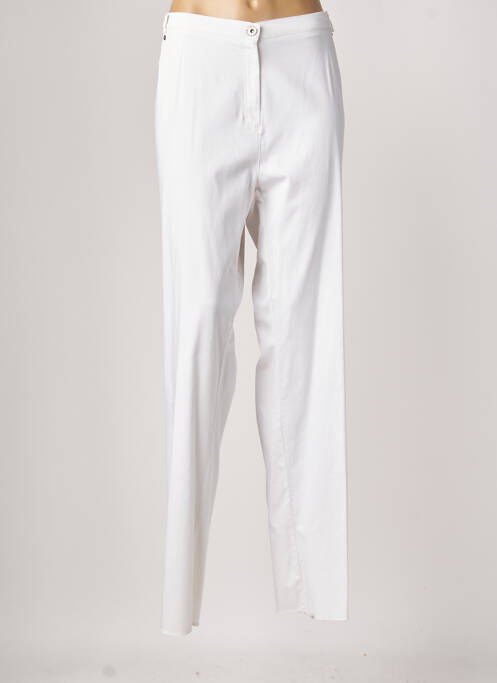 Pantalon drept alb JUMFIL femeie