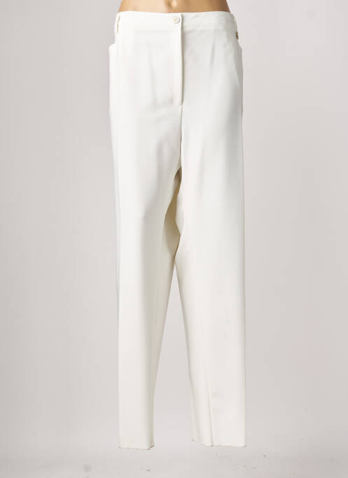 Pantalon drept alb JUMFIL femeie