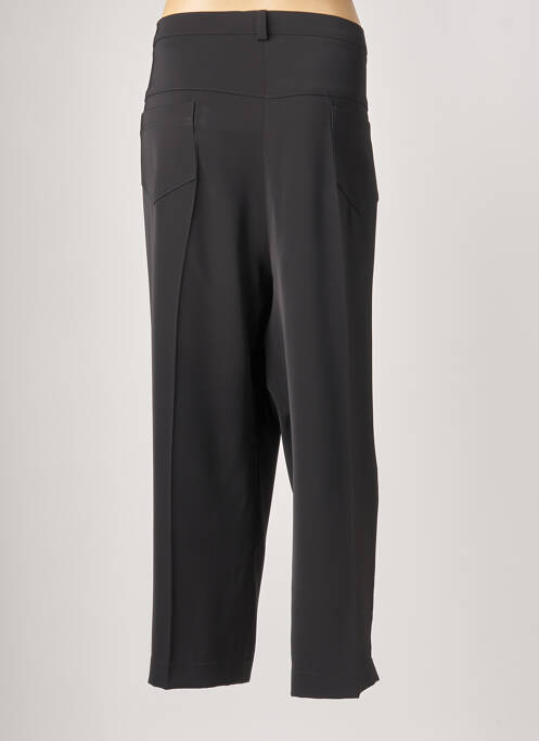 Pantalon drept închidere cu fermoar sub clapetă cu nasturi mărime normală negru JUMFIL femme