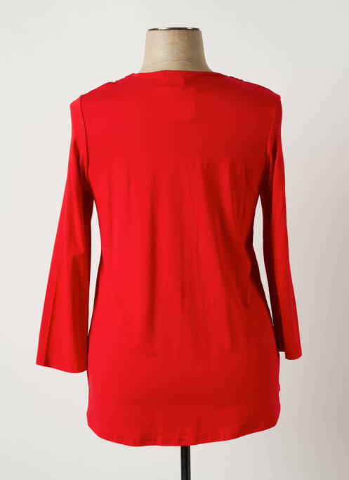 Tunică mâneci lungi roșu CHALOU femeie