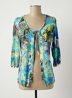 Vestă cu mâneci lungi albastru JUMFIL femeie