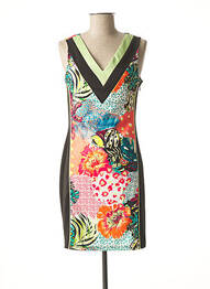 Rochie scurtă fără mâneci fără mâneci verde SMASH WEAR femeie