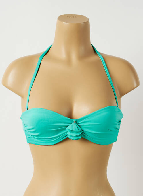 Sutien de costum de baie elasticitate sutien balconet cu decolteu înalt verde ALMA DA ONDA femme