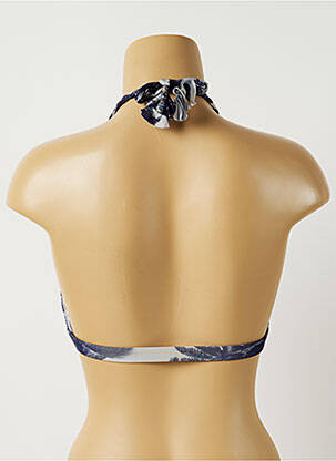 Sutien de costum de baie elasticitate top triunghiuri albastru ALMA DA ONDA femeie