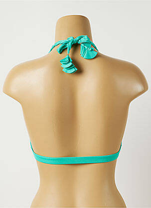 Sutien de costum de baie elasticitate top triunghiuri verde ALMA DA ONDA femeie