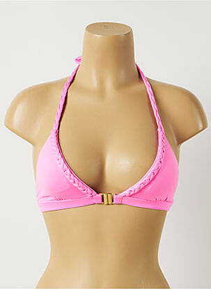 Sutien de costum de baie elasticitate top triunghiuri roz ALMA DA ONDA femeie